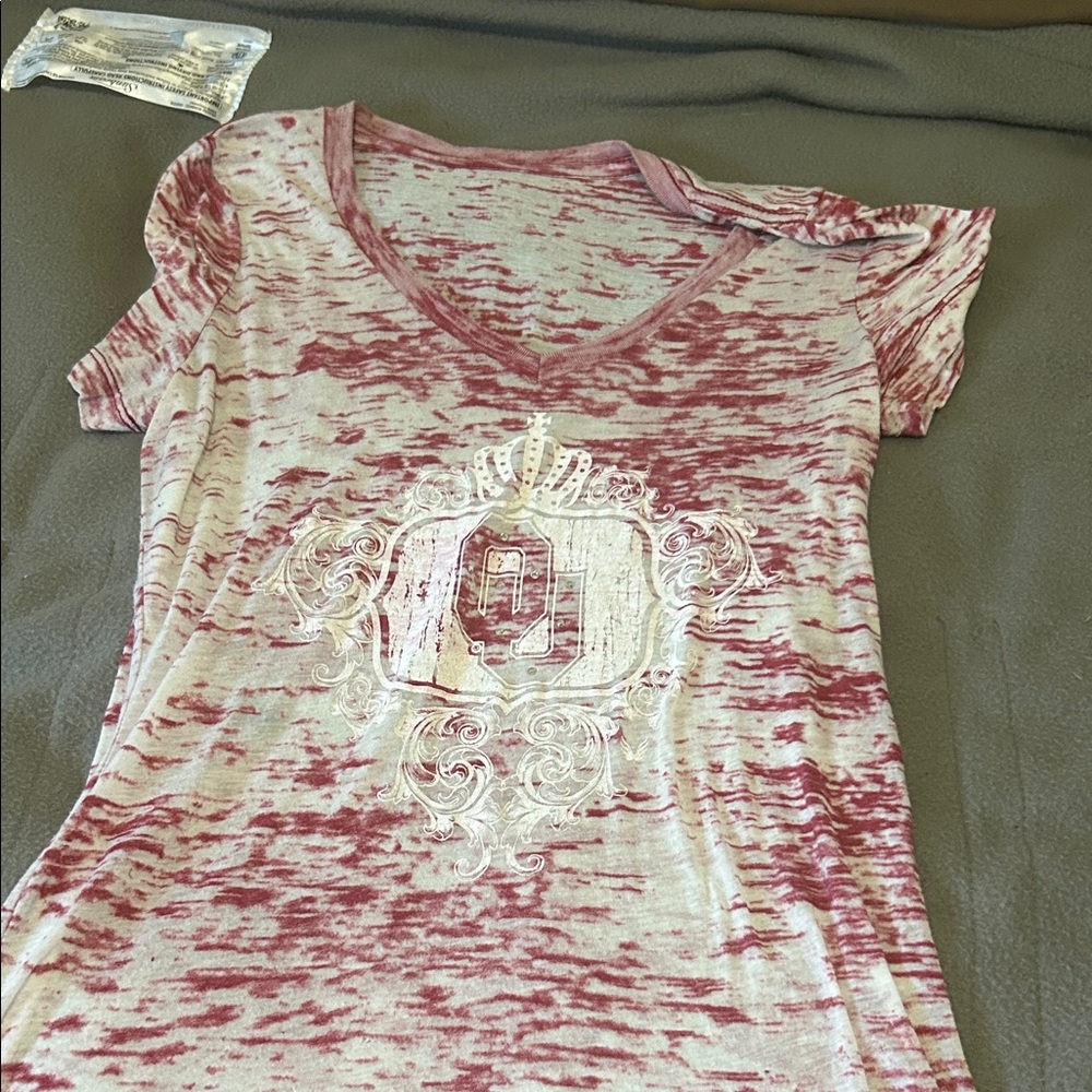 Elegant Maroon Patterned Women's Blouse